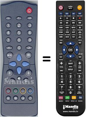 Replacement remote control WHV5980