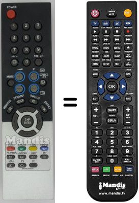 Replacement remote control Samsung SEC0874