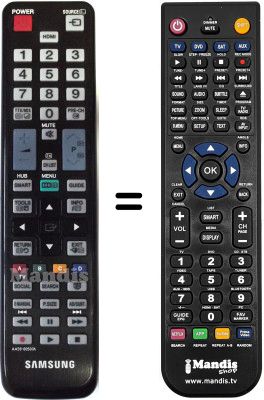 Replacement remote control Samsung SEC15984