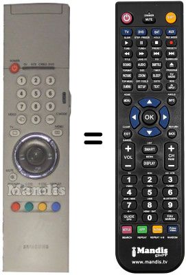 Replacement remote control SEC3105