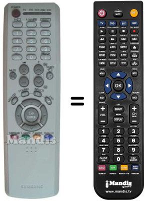 Replacement remote control Samsung SEC8535