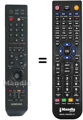 Replacement remote control SEC8543