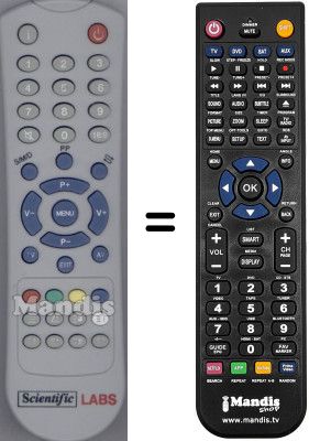 Replacement remote control WHV5035