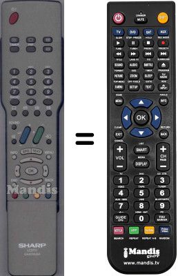 Replacement remote control Sharp SEC0941