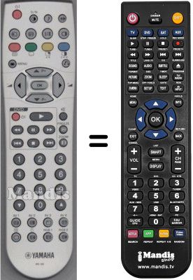 Replacement remote control Yamaha WHV3422