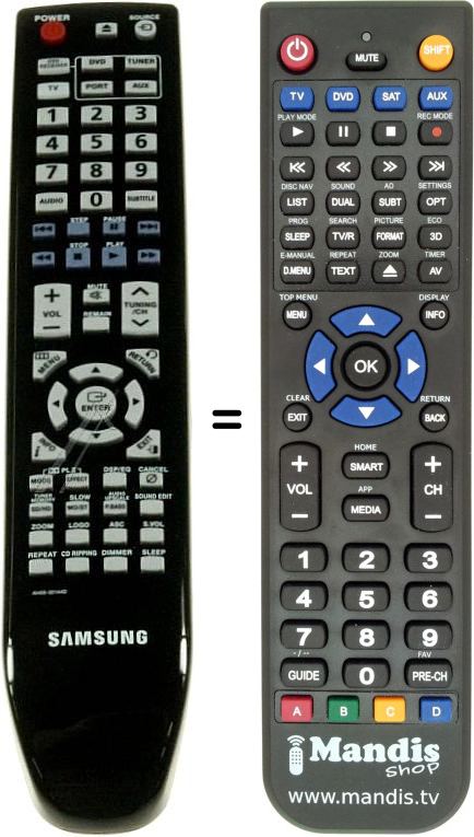 Replacement remote control AH59-02144D