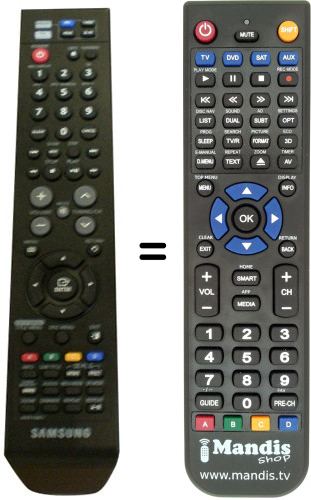 Replacement remote control Samsung AH5901867J