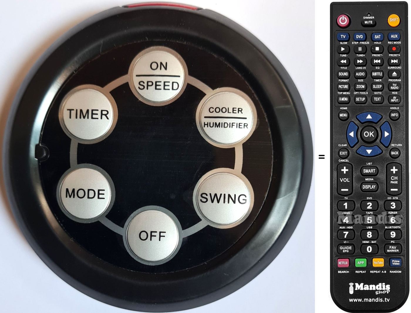 Replacement remote control Air Cooler
